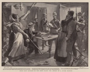 Com Lord Roberts no Estado Livre, a prisão de um suspeito holandês