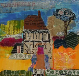 Casa de Férias 2013, acrylicpaper collage