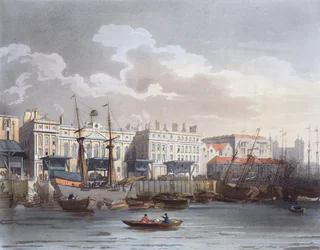 Custom House from the River Thames, do 