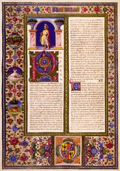 Carta de Paulo aos Gálatas, do volume II da Bíblia de Borso d