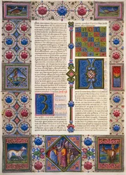 O Livro de Zacarias, do Volume II da Bíblia de Borso d
