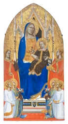 Madonna e Criança entronizadas com Santa Maria Madalena, Santa Catarina de Alexandria e anjos