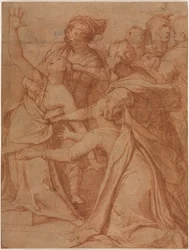 Um milagre de São Filipe Benizzi: a cura de uma mulher demoníaca, c. 1557
