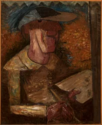 Autorretrato com paleta