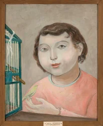 Rapariga com canário