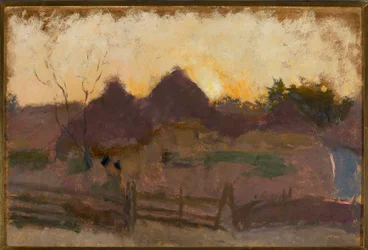 Paisagem com palheiros