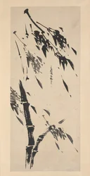 Bambu ao vento.