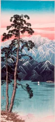 Neve de Lingering na Montanha Shirane, Nikko