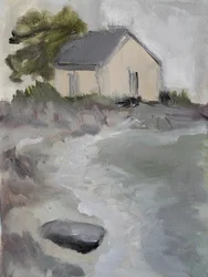 Casa tranquila à beira-mar