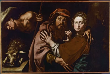 Jacob e Rebecca, c.1625 (óleo sobre tela)