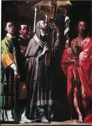 São Carlos carregando o prego sagrado