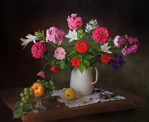 Flores e frutos de verão