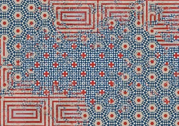 Abstract Flag, 2014 (Colagem sobre tela)