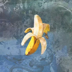 BANANAZ, 2015 (Colagem sobre tela)