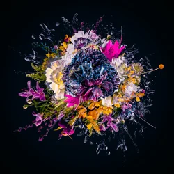Bouquet III, 2018 (Colagem sobre tela)
