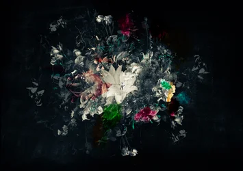 Bouquet XI, 2018 (suportes mistos sobre tela)