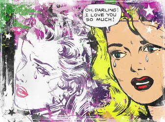 Oh Darling!, 2015 (Colagem sobre tela)