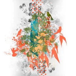 Árvore das Aves, 2016 (Colagem sobre tela)