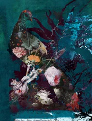 Wildness, 2018 (meios mistos sobre tela)