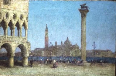 A Piazzetta, Veneza, Crepúsculo