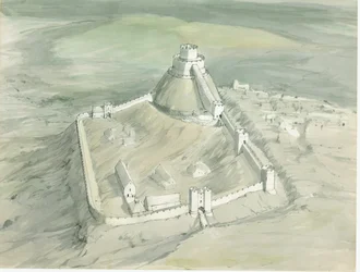 Castelo de Launceston, Weston Road, Launceston, Cornualha, 1980-1989.