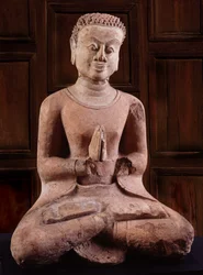 Discípulo, Período Davaravati (terracota)