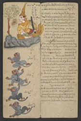 Ou 16455 f.7r, Animais do Zodíaco, de Phrommachat (pergaminho)
