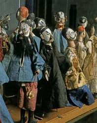 ARTE TAI: Marionetas das personagens do Ramayana. Estilo Bangkok