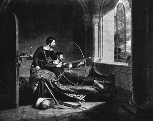 A morte de Robin Hood, c. 1835, 1912