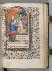 Livro de Horas (Uso de Paris): Fol. 67r, Adoração dos Magos