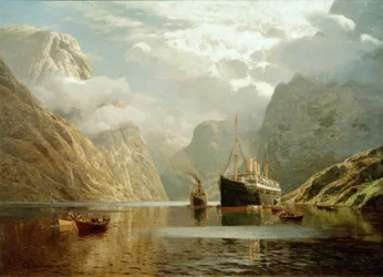 O Auguste Victoria no Naeröfjord