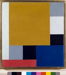 Composição 22 Pintura de Theo Van Doesburg (1883-1931) 1920 Eindhoven, Stedelijk Van Abbemuseum