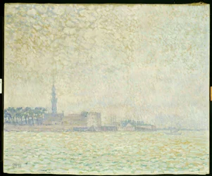A View of Veere, Misty Morning, 1906