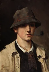Autorretrato, c.1880 (óleo sobre tela)