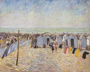 Imagem de praia com banheira (Knocke)