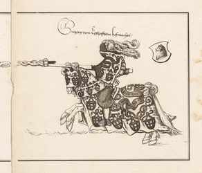 Reserve em Torneios: Jouster Virado para a Esquerda