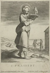Heilige Praxedis
S. Prassede (título sobre o objecto)