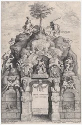 Pompa Introit...Ferdinand, Austriaci Antuérpia, 1635