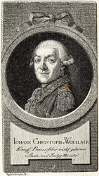 Johann Christoph von Woellner 1732-1800.