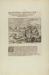 Quomodo Imperator/Regni Guianae, Nobiles Suos Or-/Nare.... (do livro Americae, partes sete e oito)
