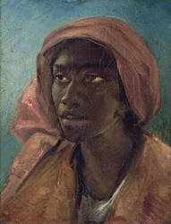 Uma jovem mulher negra
