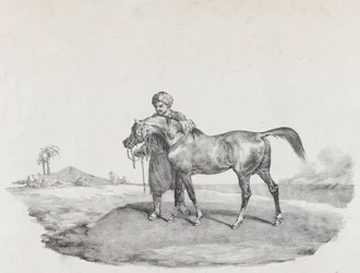 Um cavalo árabe, 1821
