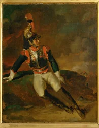 Cuirassier blesse, esboço ...