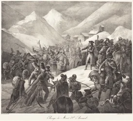 Passage du Mont St. Bernard (Exército de Napoleão cruzando a passagem de São Bernardo)