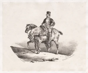 Carteiro ou dois cavalos arreios