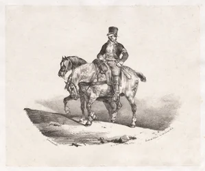 Carteiro ou dois cavalos aproveitados, 1823.