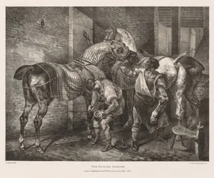 Vários assuntos extraídos de Life and on Stone: The English Farrier, 1821.