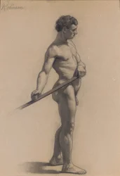 Estudo da figura masculina, 1875