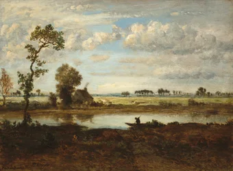 Paisagem com Barqueiro, c. 1860.