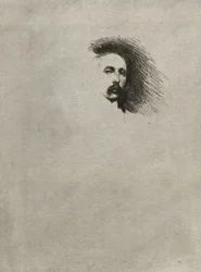 Retrato de Basil Gotto (versão em preto e branco)